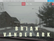Tablet Screenshot of brianvanderark.com